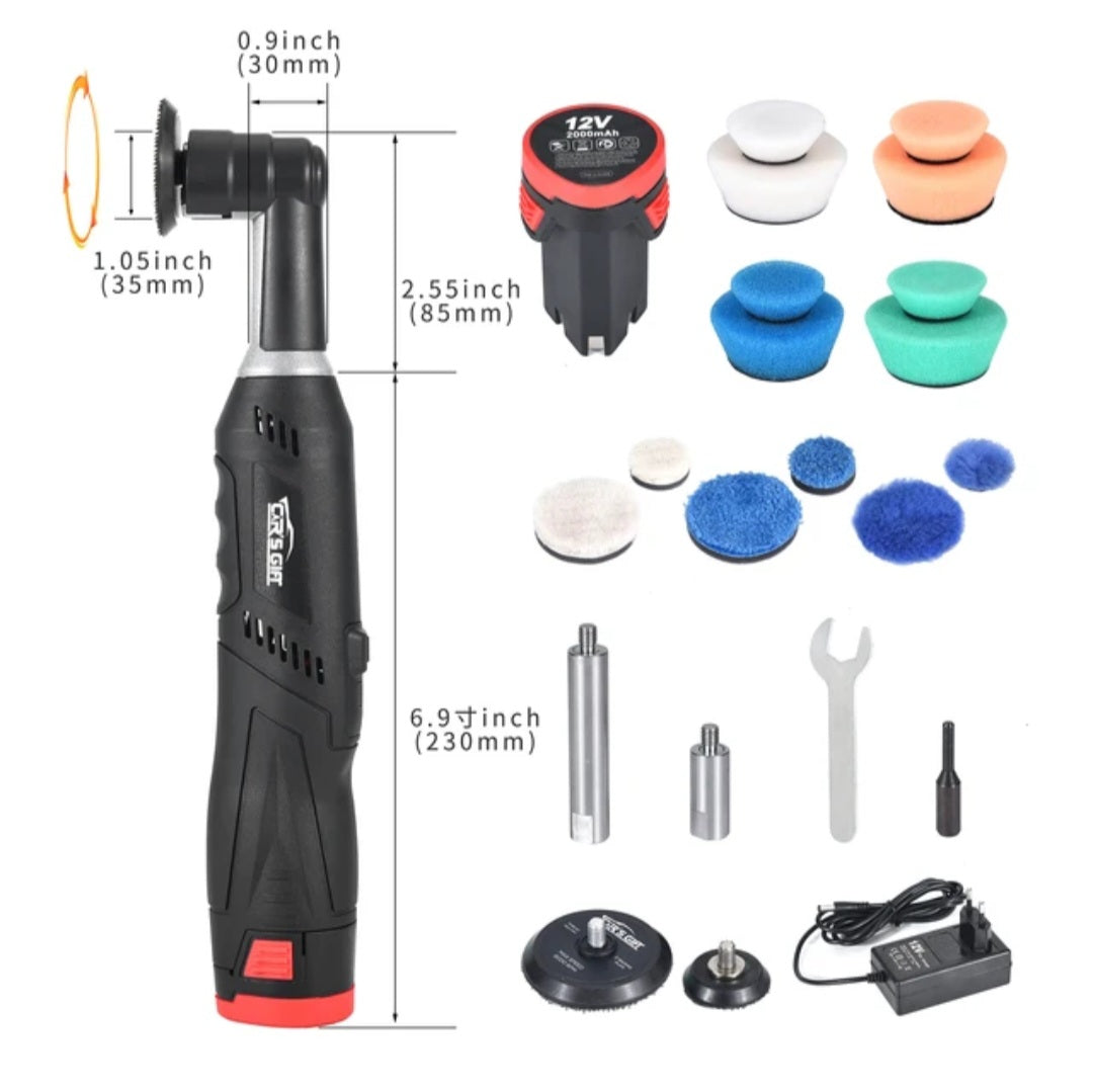 12V MICRO CORDLESS POLISHER KIT